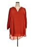 Cato 100% Polyester Orange 3/4 Sleeve Blouse Size 26 - 28 - photo 1