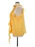 Cato 100% Polyester Yellow Sleeveless Blouse Size XL - photo 5