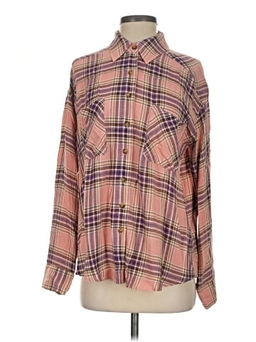 Grace & Lace Long Sleeve Button-Down Shirt (view 1)