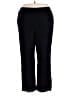 Alfred Dunner 100% Polyester Black Casual Pants Size 18 - photo 1