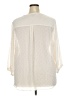 Torrid Ivory 3/4 Sleeve Blouse Size 3X Plus (3) - photo 2