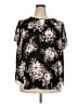 Torrid 100% Polyester Black 3/4 Sleeve Blouse Size 3X Plus (3) - photo 1