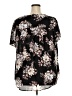Torrid 100% Polyester Black 3/4 Sleeve Blouse Size 3X Plus (3) - photo 2