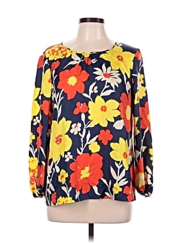 J.Crew Long Sleeve Silk Top (view 1)
