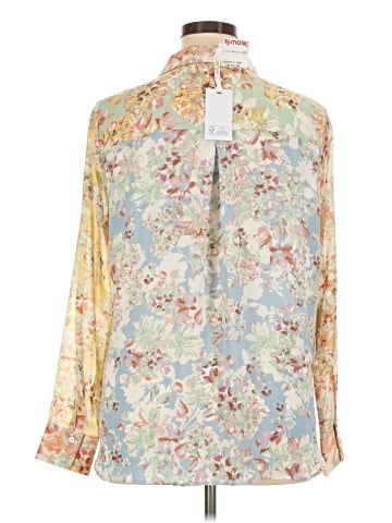 Rose + Olive Long Sleeve Blouse (view 2)