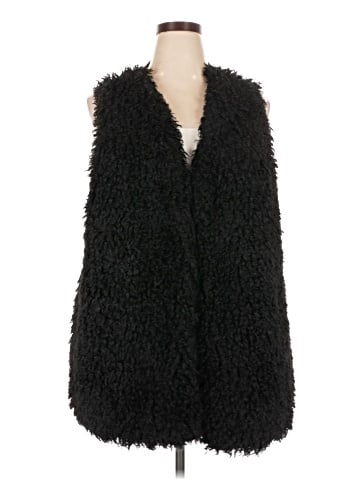 Terra & Sky Faux Fur Vest (view 1)