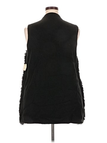 Terra & Sky Faux Fur Vest (view 2)
