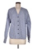 Sandro Stripes Blue Long Sleeve Blouse Size M - photo 1