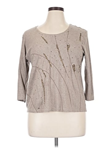 Croft & Barrow 3/4 Sleeve Top (view 1)