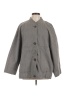 Max Studio 100% Polyester Solid Gray Coat Size L - photo 1