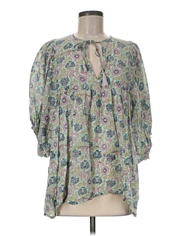 mille Resort & Travel 3/4 Sleeve Blouse (view 1)