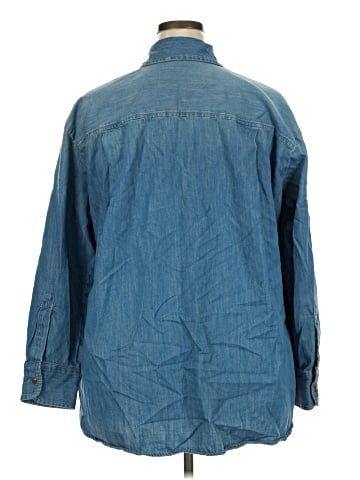 Lane Bryant Long Sleeve Button-Down Shirt (view 2)