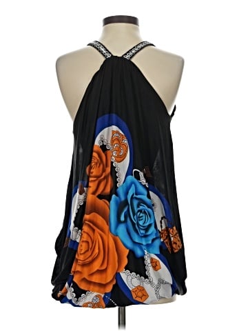 Julia Sleeveless Silk Top (view 2)