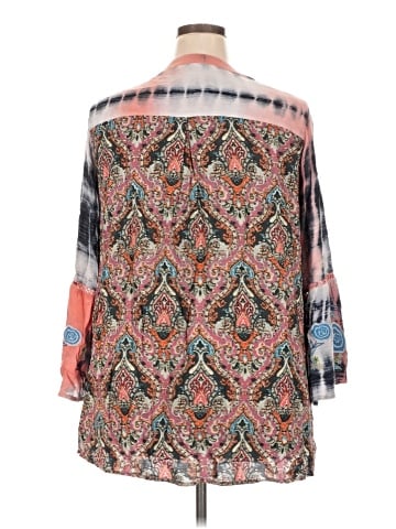 Calessa 3/4 Sleeve Blouse (view 2)