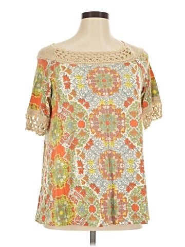 MULTIPLES Short Sleeve Blouse (view 1)