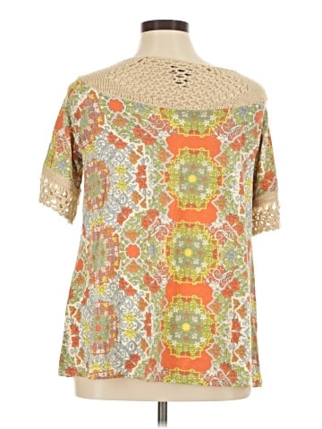 MULTIPLES Short Sleeve Blouse (view 2)