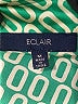 Eclair 100% Polyester Green Short Sleeve Blouse Size M - photo 7