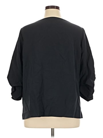 Lafayette 148 New York 3/4 Sleeve Blouse (view 2)