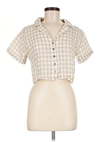Olivaceous Short Sleeve Blouse (view 1)