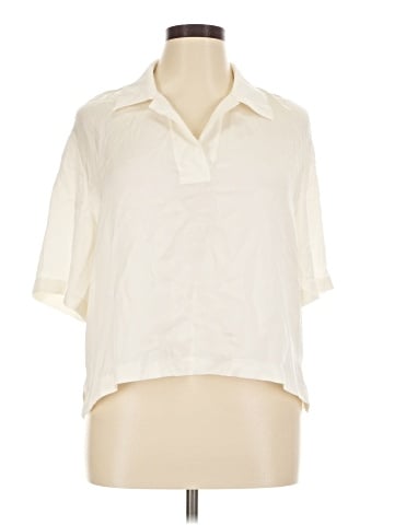 Theory Short Sleeve Blouse (view 1)