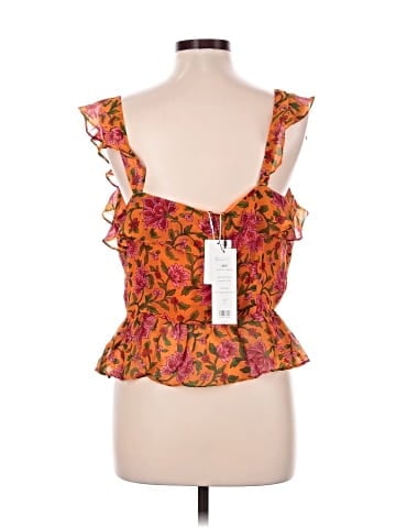 Veronica Beard Sleeveless Silk Top (view 2)