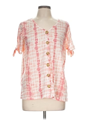 New York Laundry Short Sleeve Blouse (view 1)