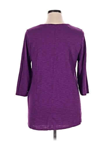 Chico's 3/4 Sleeve T-Shirt (view 2)