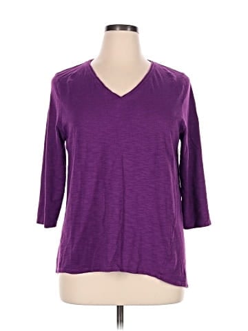 Chico's 3/4 Sleeve T-Shirt (view 1)
