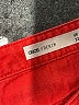 ASOS Solid Red Denim Skirt Size 18 - photo 4