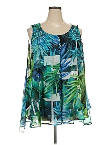 Roz & Ali Sleeveless Blouse (view 1)