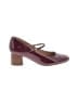 Earth Burgundy Heels Size 11 - photo 1