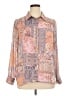 Rose + Olive 100% Polyester Paisley Pink Long Sleeve Blouse Size XL - photo 1