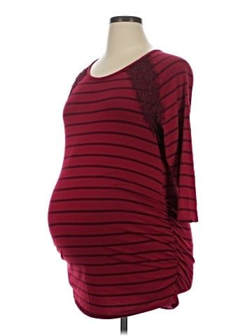 Oh Baby By Motherhood 3/4 Sleeve Top (view 1)