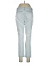 Tibi Chevron-herringbone Blue Jeans Size 10 - photo 2