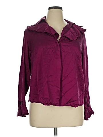 Lafayette 148 New York 3/4 Sleeve Silk Top (view 1)