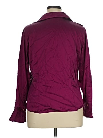 Lafayette 148 New York 3/4 Sleeve Silk Top (view 2)