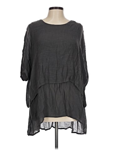 Umgee 3/4 Sleeve Blouse (view 1)