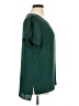 Petite Assembly 100% Polyester Green Short Sleeve Blouse Size XL Petite - photo 4
