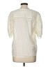 BA&SH 100% Polyester Ivory Short Sleeve Blouse Size Lg (3) - photo 2