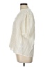 BA&SH 100% Polyester Ivory Short Sleeve Blouse Size Lg (3) - photo 5
