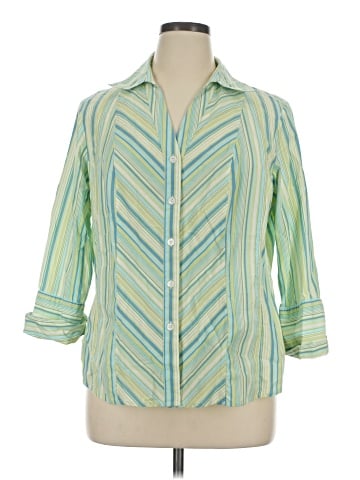 Style&Co 3/4 Sleeve Button-Down Shirt (view 1)