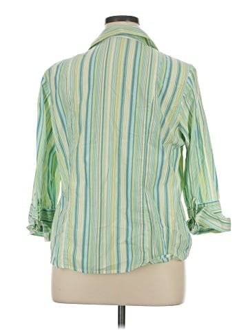 Style&Co 3/4 Sleeve Button-Down Shirt (view 2)
