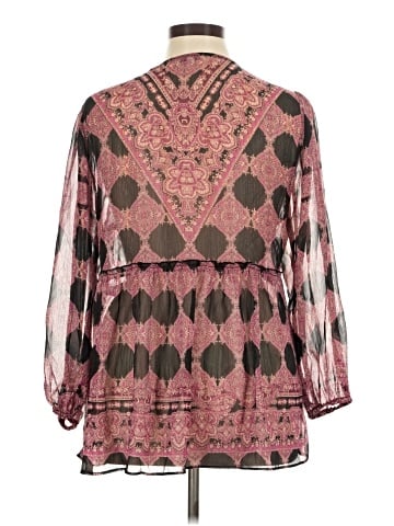 Rose + Olive 3/4 Sleeve Blouse (view 2)