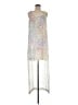BCBGeneration 100% Polyester Metallic Silver Cocktail Dress Size M - photo 1