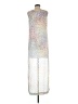 BCBGeneration 100% Polyester Metallic Silver Cocktail Dress Size M - photo 2