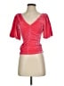 Free People Red Short Sleeve Top Size XS - photo 1