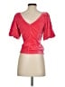 Free People Red Short Sleeve Top Size XS - photo 2