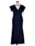 Xscape Blue Cocktail Dress Size 16 (petite) - photo 1