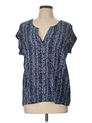 Joie Short Sleeve Silk Top (view 1)
