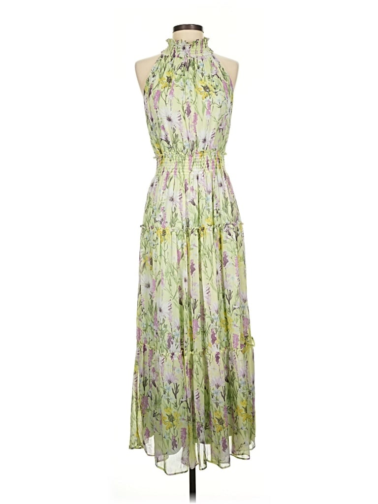 Pre-owned Taylor Casual Dress In Green
